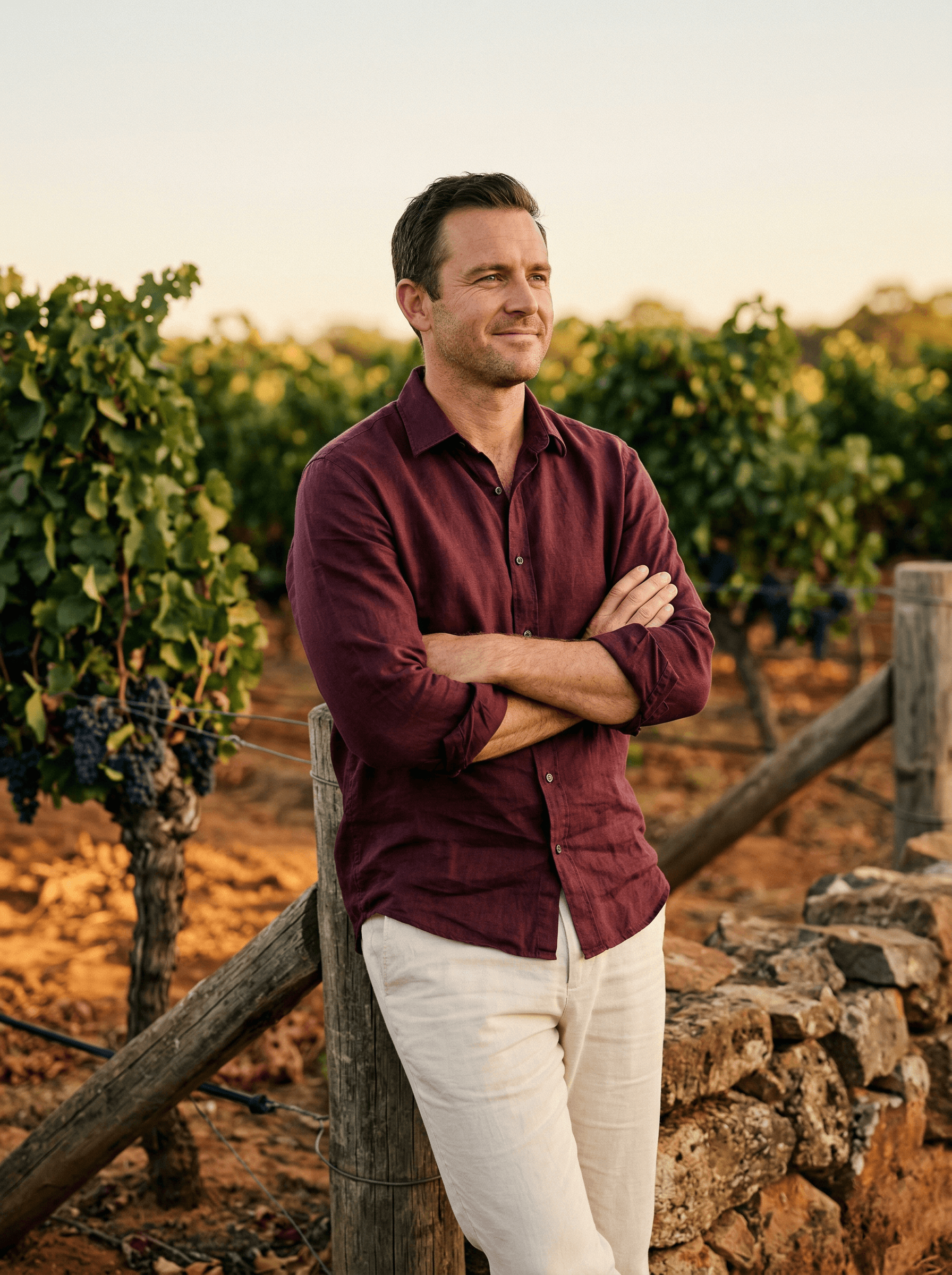 Winemaker in the cellar